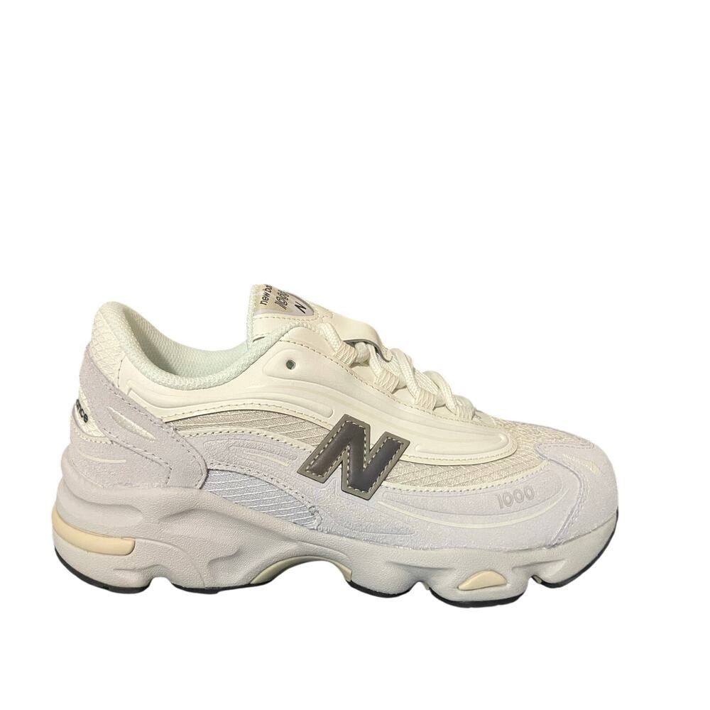 New Balance 1000 Running Shoes Youth 5 fits Women’s 6.5 Grey White New with Box